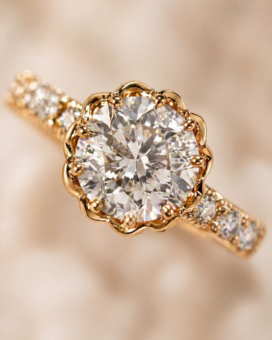 Elmivra Bloom 1.5ct Round Lab Diamond Ring product image 2