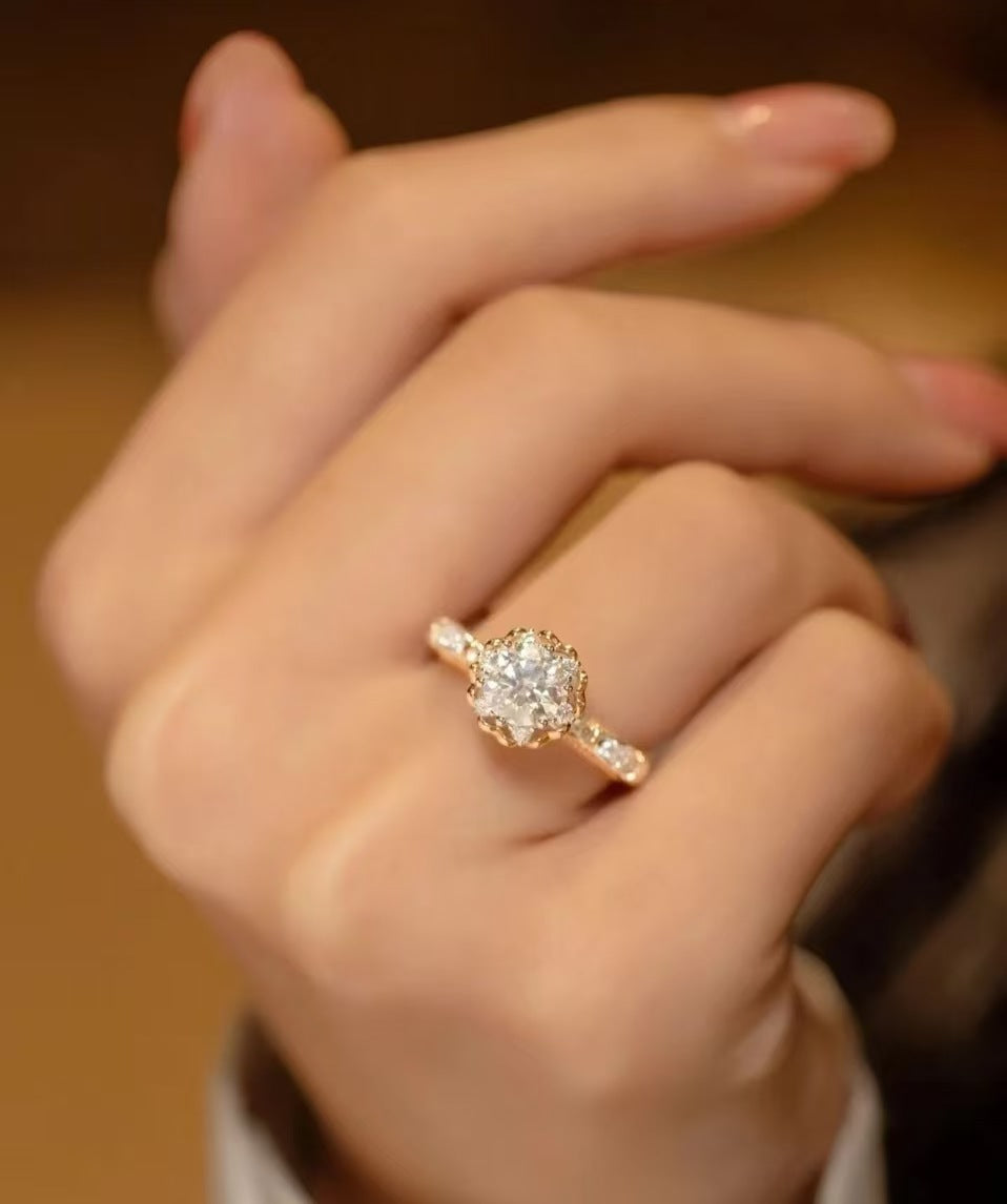 Elmivra Bloom 1.5ct Round Lab Diamond Ring product image 4