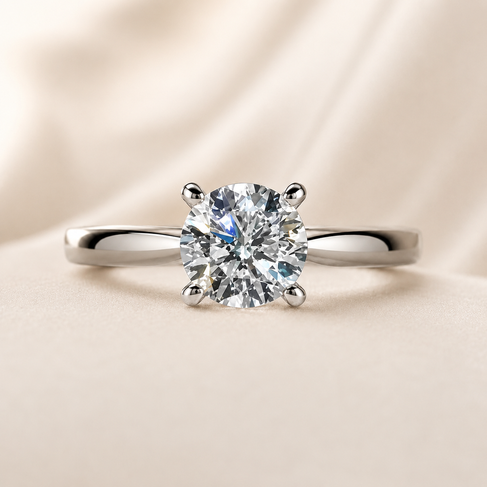 1.00 ct Round Solitaire